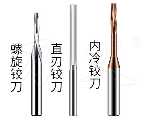 三種常用的鎢鋼鉸刀形狀