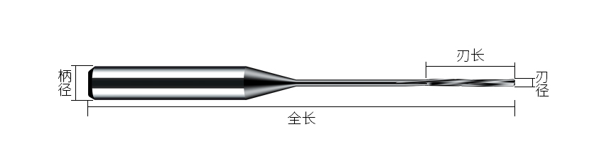 黑色微小徑鉸刀
